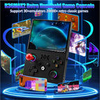 R36MAX II Retro Handheld Game Console 128GB SD Card Game Console with RGB Joysticks and 4000mAh Battery For Gamers