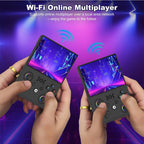 R36MAX II Retro Handheld Game Console 128GB SD Card Game Console with RGB Joysticks and 4000mAh Battery For Gamers