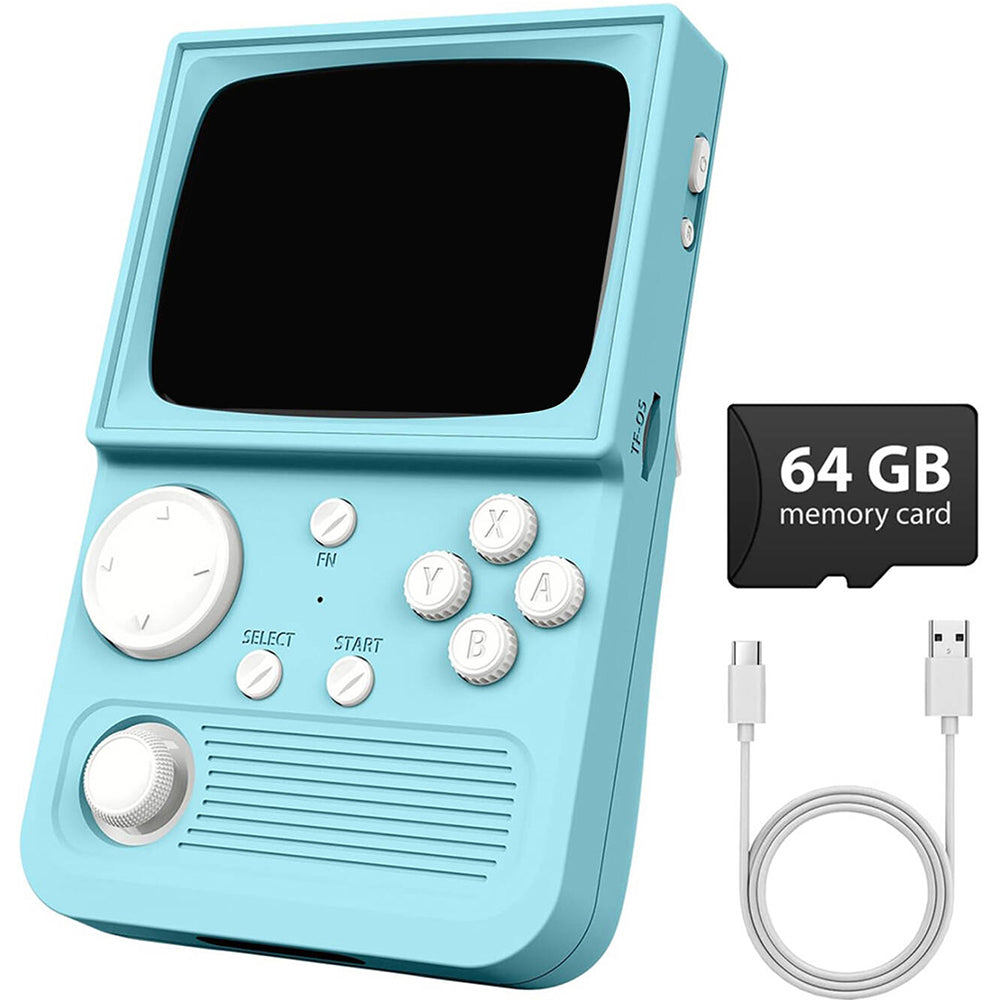 R36T Handheld Game Console Built-in 18000+ Games with 3000mAh Battery and RGB Light Joystick For Players