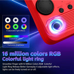 R36T Handheld Game Console Built-in 18000+ Games with 3000mAh Battery and RGB Light Joystick For Players