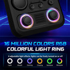 R36T MAX Portable Handheld Game Console 128GB SD Card Game Console with RK3326 Chip and 4000mAh Battery For Game Enthusiasts