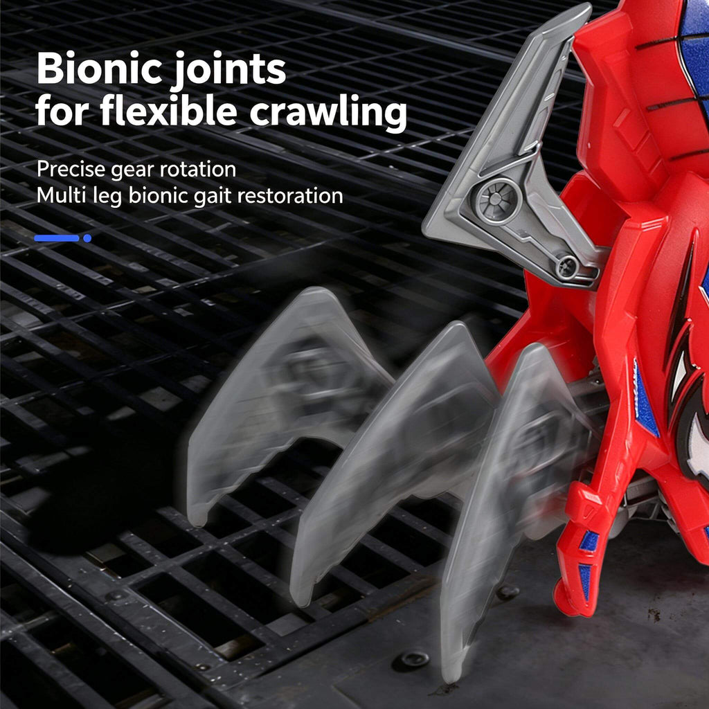 2.4GHz RC Robot Remote Control Spider Toy with 360° Rotation and Bionic Crawling for Kids