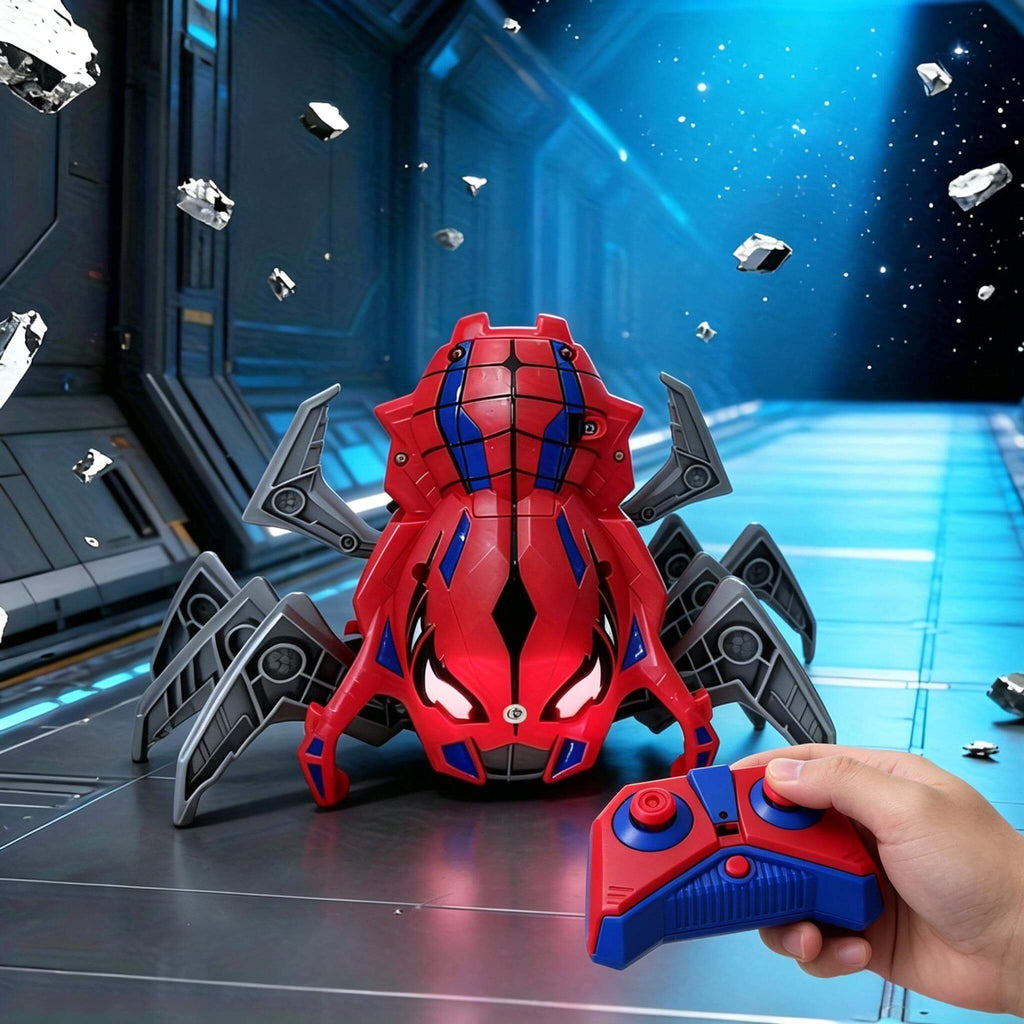 2.4GHz RC Robot Remote Control Spider Toy with 360° Rotation and Bionic Crawling for Kids
