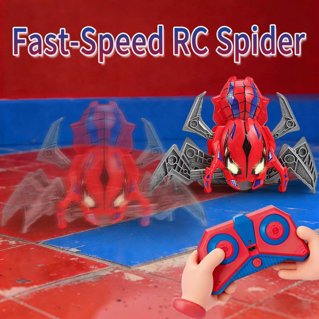 2.4GHz RC Robot Remote Control Spider Toy with 360° Rotation and Bionic Crawling for Kids