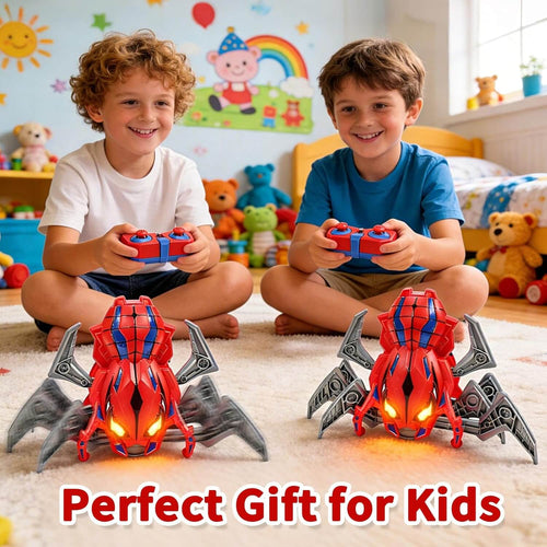 2.4GHz RC Robot Remote Control Spider Toy with 360° Rotation and Bionic Crawling for Kids