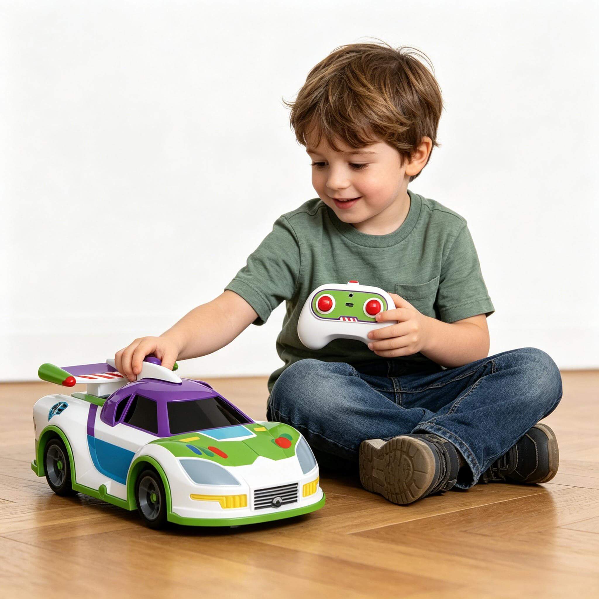 2.4GHz RC Car Wall Climbing RC Stunt Car with 360° Rotation and  LED Lights For Kids 3+