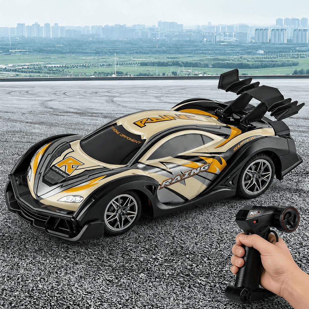 2.4G RC Drift Car 1/18 Photochromic Racing Car with Cool LED Lights for Indoor & Outdoor Play