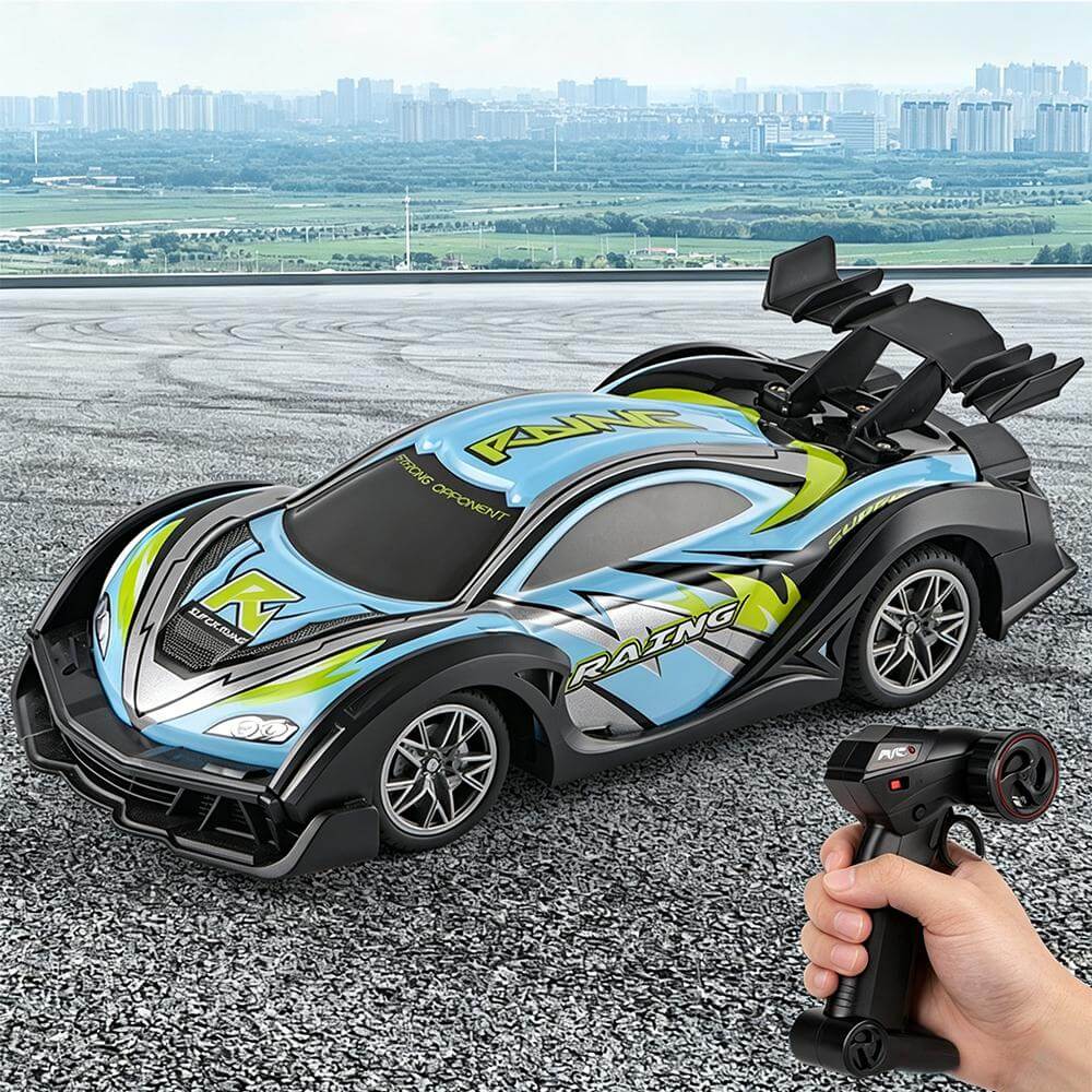 2.4G RC Drift Car 1/18 Photochromic Racing Car with Cool LED Lights for Indoor & Outdoor Play