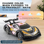 2.4G RC Drift Car 1/18 Photochromic Racing Car with Cool LED Lights for Indoor & Outdoor Play