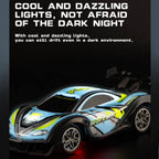 2.4G RC Drift Car 1/18 Photochromic Racing Car with Cool LED Lights for Indoor & Outdoor Play