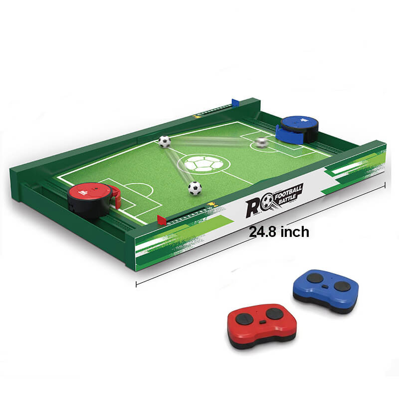 Kids Football Table Game Remote Control 2-Player Battle Soccer Toy for Kids Ages 6+ and Adults
