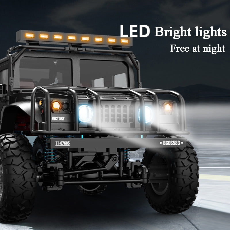 1/10 Jeep RC Truck 4WD RTR Remote Jeep Wrangler Brushed Remote Control Truck RC Rock Crawler