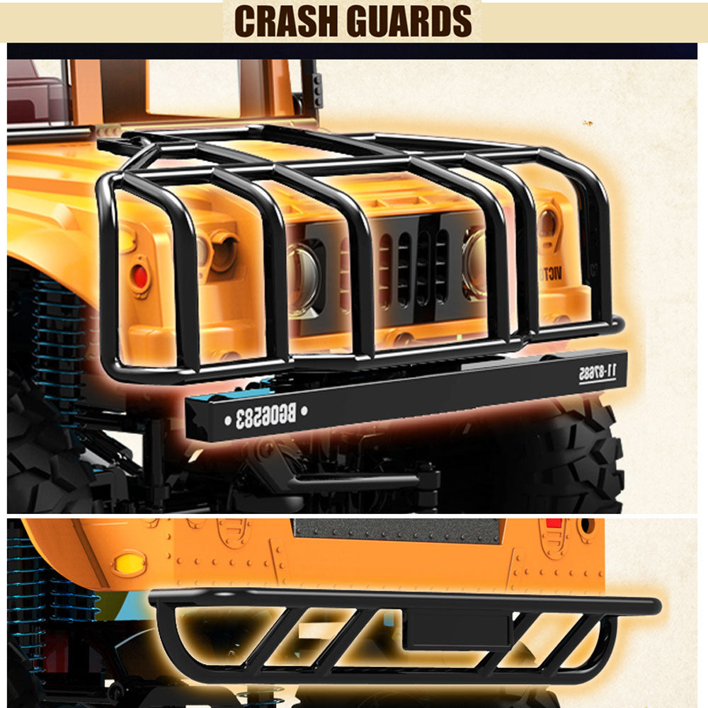 1/10 Jeep RC Truck 4WD RTR Remote Jeep Wrangler Brushed Remote Control Truck RC Rock Crawler