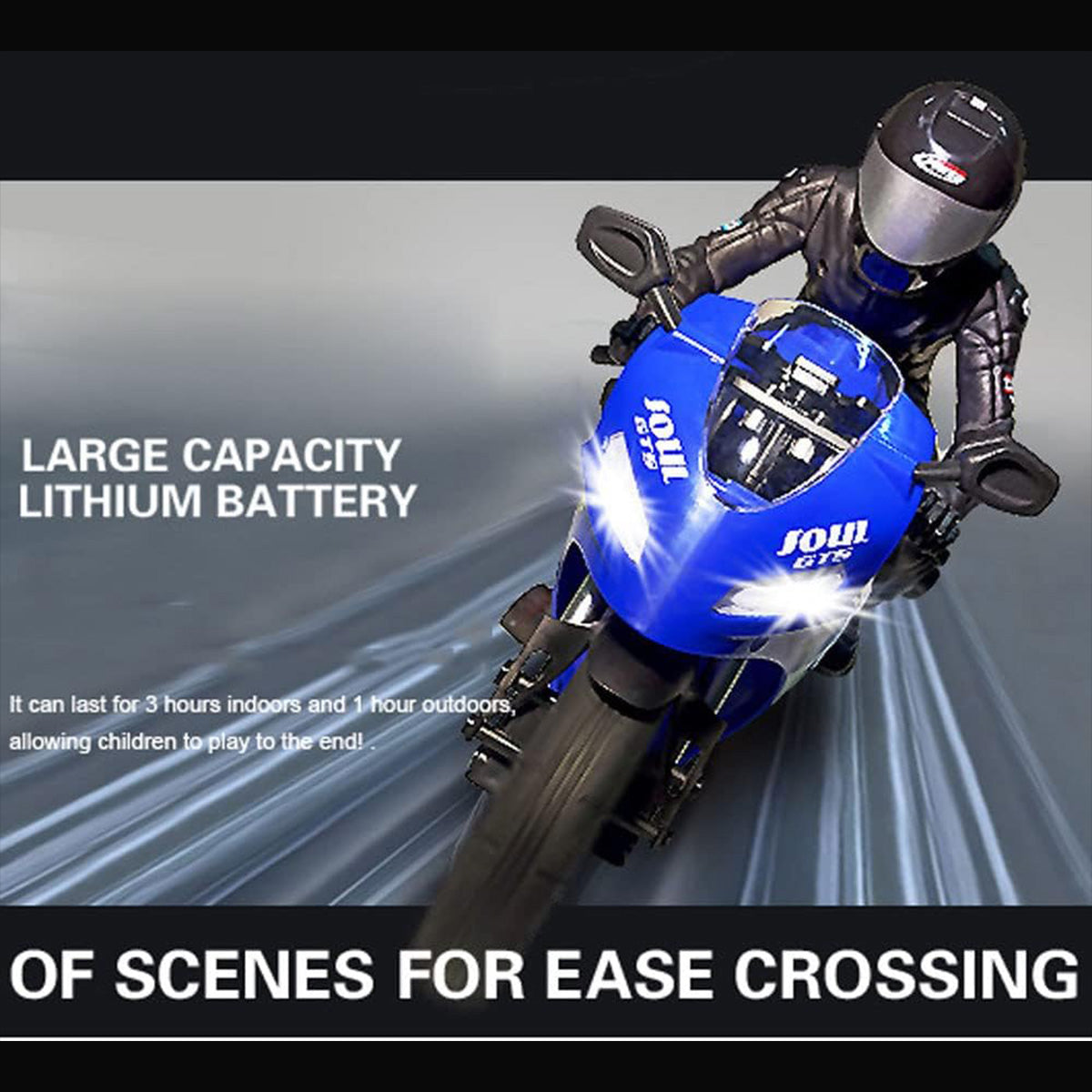 1:6 RC Motorcycle High Speed Drift Motorcycle Remote Control Racing Stunt Motorcycle