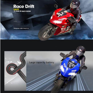 1:6 RC Motorcycle High Speed Drift Motorcycle Remote Control Racing Stunt Motorcycle