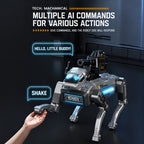 2.4GHz RC Robot Dog Intelligent AI Robot Programming Interactive Toy with Remote and App Control