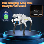 2.4G RC Robot Dog with Gripper Arm AI Smart Mechanical Toy Programmable Stunt Robot Pet for Kids