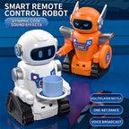 2.4G RC Robot Voice Controlled Smart Delivery Robot Toy with Sound Effects and Dancing for Kids