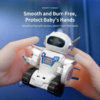 2.4G RC Robot Voice Controlled Smart Delivery Robot Toy with Sound Effects and Dancing for Kids