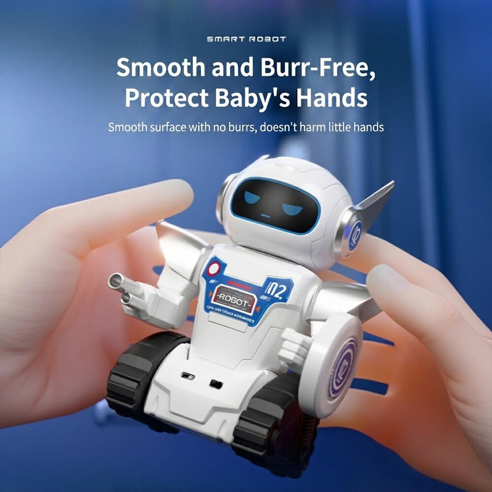 2.4G RC Robot Voice Controlled Smart Delivery Robot Toy with Sound Effects and Dancing for Kids