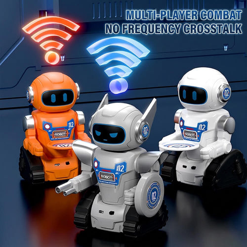 2.4G RC Robot Voice Controlled Smart Delivery Robot Toy with Sound Effects and Dancing for Kids
