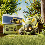 2.4 GHz RC Stunt Car Spray Remote Control Caterpillar 4WD 360° Rotation Car with Music Lights