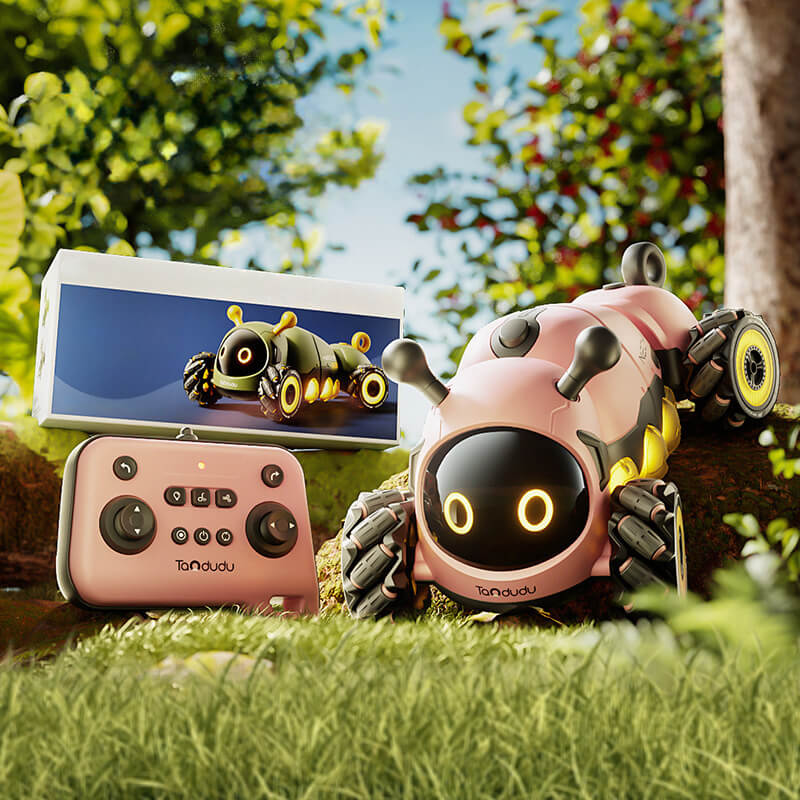 2.4 GHz RC Stunt Car Spray Remote Control Caterpillar 4WD 360° Rotation Car with Music Lights