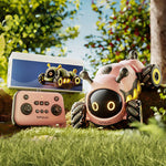 2.4 GHz RC Stunt Car Spray Remote Control Caterpillar 4WD 360° Rotation Car with Music Lights