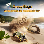 2.4 GHz RC Stunt Car Spray Remote Control Caterpillar 4WD 360° Rotation Car with Music Lights