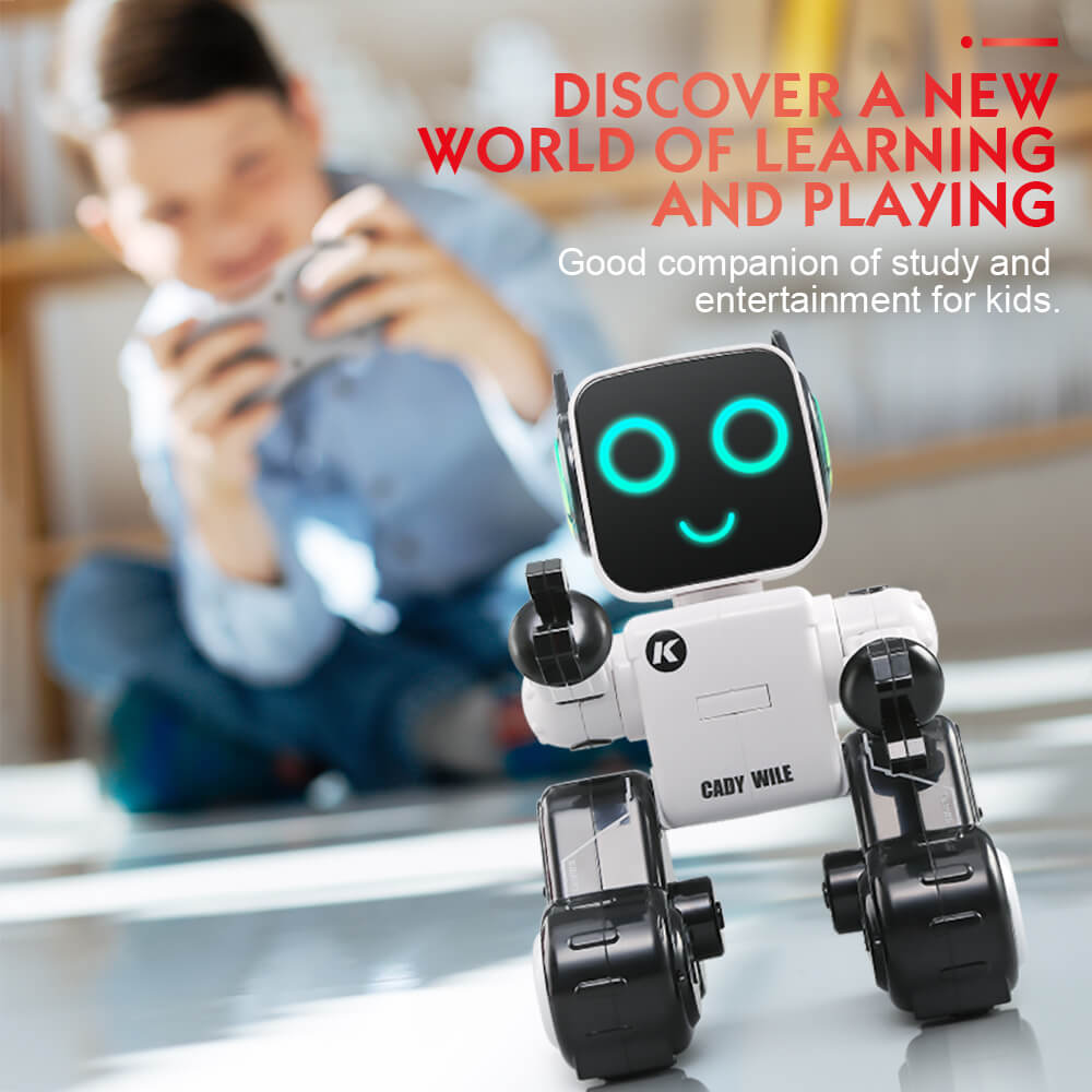 Kids Smart RC Robot Toy with Touch & Sound Control Intelligent Programmable Robot