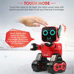 Kids Smart RC Robot Toy with Touch & Sound Control Intelligent Programmable Robot