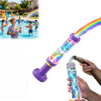 Water Gun Rainbow LED Water Blaster with Remote Control Summer Water Toy for Day and Night Outdoor Play