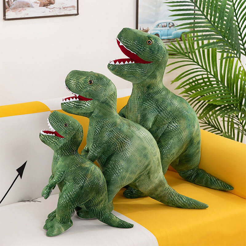 Realistic T-Rex Plush Toy Soft Dino Stuffed Animal Birthday Gift For Boys Girls