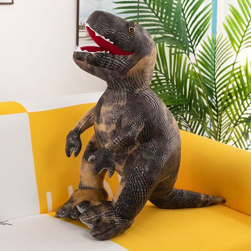 Realistic T-Rex Plush Toy Soft Dino Stuffed Animal Birthday Gift For Boys Girls
