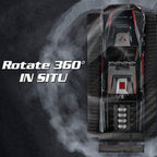 4WD RC Tank 360° Rotation Spray Tank Alloy 2.4G Remote Control Crawler Tank