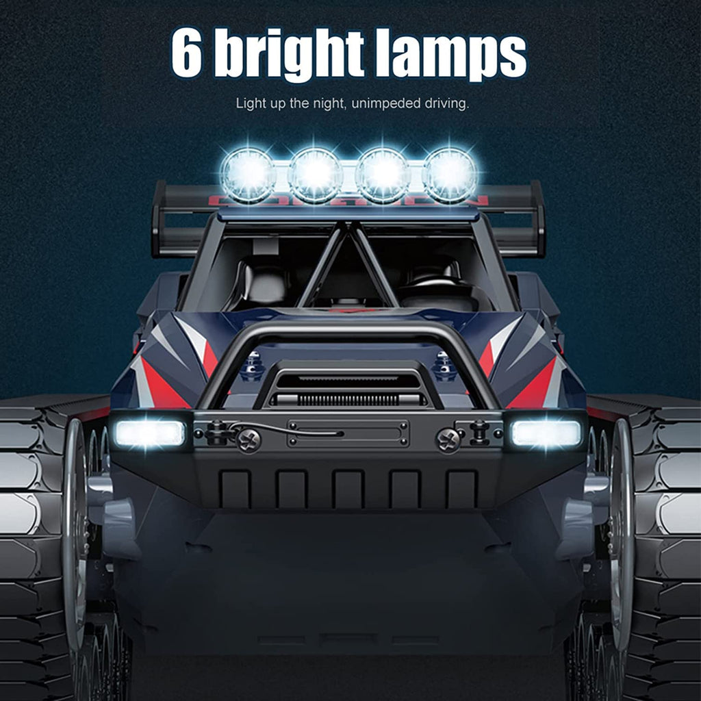 4WD RC Tank 360° Rotation Spray Tank Alloy 2.4G Remote Control Crawler Tank