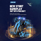 8-Wheel RC Stunt Car Kids Cimbing Toys with 360° Rotation Drift and Dazzling Headlights