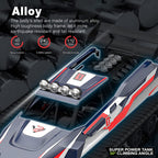 4WD RC Tank 360° Rotation Spray Tank Alloy 2.4G Remote Control Crawler Tank