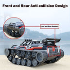 4WD RC Tank 360° Rotation Spray Tank Alloy 2.4G Remote Control Crawler Tank