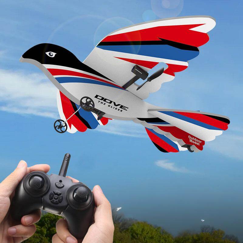 2.4G Remote Control Aircraft 2CH Glider Built-in Gyroscope RC Plane Indoor Outdoor Toy