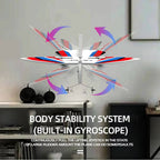 2.4G Remote Control Aircraft 2CH Glider Built-in Gyroscope RC Plane Indoor Outdoor Toy