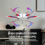 2.4G Remote Control Aircraft 2CH Glider Built-in Gyroscope RC Plane Indoor Outdoor Toy