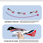 2.4G Remote Control Aircraft 2CH Glider Built-in Gyroscope RC Plane Indoor Outdoor Toy