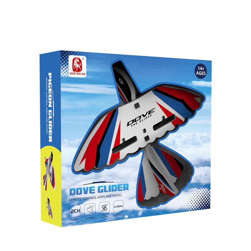 2.4G Remote Control Aircraft 2CH Glider Built-in Gyroscope RC Plane Indoor Outdoor Toy