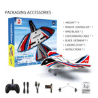 2.4G Remote Control Aircraft 2CH Glider Built-in Gyroscope RC Plane Indoor Outdoor Toy