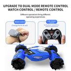 Amphibious RC Stunt Car Drive Double Sided Transforming 2.4G RC Car w/ Remote and Gesture Control