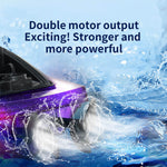 2.4G Remote Control Boat RC Electronic Racing Boat Whole Body Waterproof With LED light