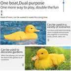 2.4GHz Remote Control Boat Simulation RC Duck Toy with Dual Motors For Kids and Adults
