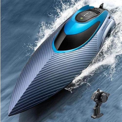 2.4G RC Boat Outdoor Racing Boat Waterproof Fast Electric Remote Control Boats With LED Light