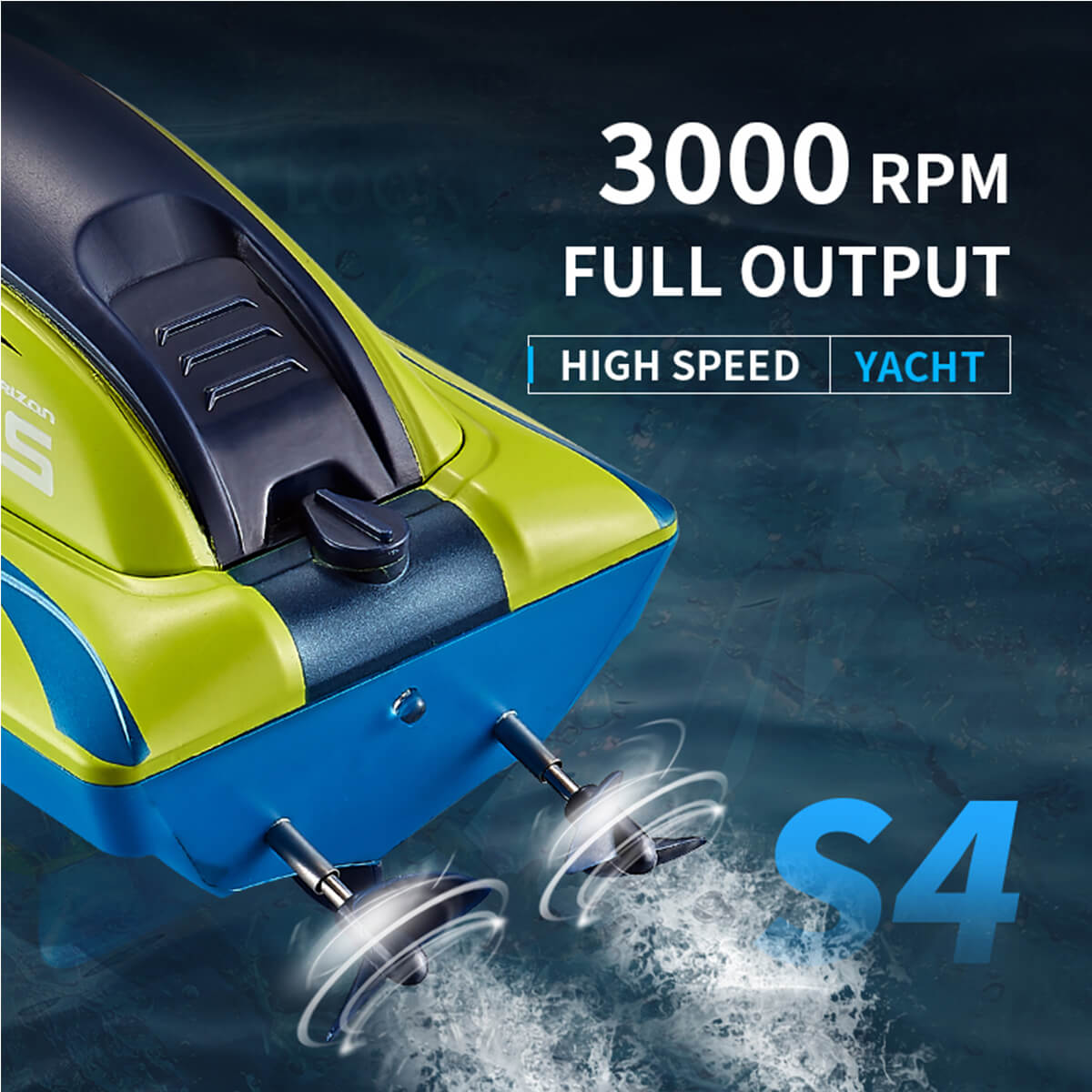 2.4Ghz Remote Control Boat Water High-speed Boat Charging Kids boat Toy
